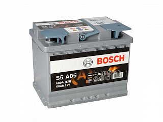 BOSCH AGM BOSCH S5 AGM 12V 60AH 680A 0 092 S5A 050