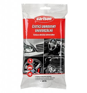 CARLSON univerzálne čistiace utierky na vozidlo 26ks