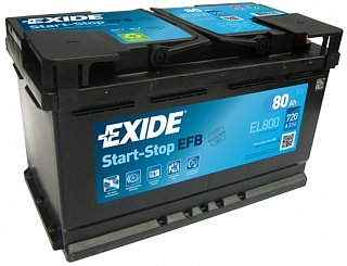 EXIDE AGM Exide Start-Stop EFB 12V 80Ah 720A EL800