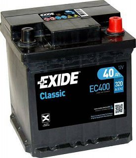 Exide Classic 12V 40Ah 320A EC400