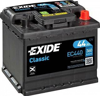 Exide Classic 12V 44Ah 360A EC440