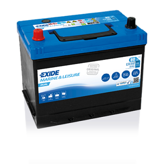 Exide Dual 12V 80Ah 510A ER350