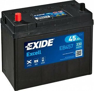 Exide Excell 12V 45Ah 330A EB457