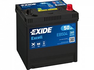 EXIDE EXCELL EXIDE EXCELL 12V 50AH 360A EB504