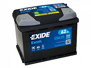 EXIDE EXCELL Exide Excell 12V 62Ah 540A EB620