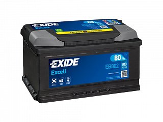 EXIDE EXCELL Exide Excell 12V 80Ah 700A EB802