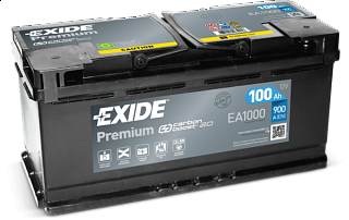 EXIDE PREMIUM Exide Premium 12V 100Ah 900A EA1000