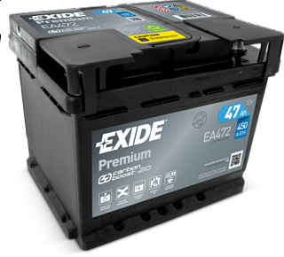 EXIDE PREMIUM Exide Premium 12V 47Ah 450A EA472