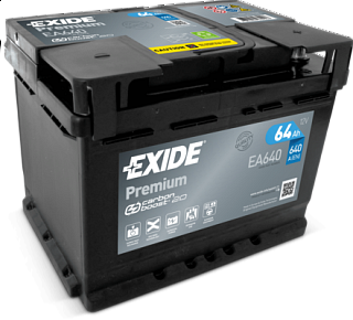 EXIDE PREMIUM Exide Premium 12V 64Ah 640A EA640