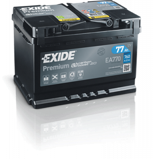 EXIDE PREMIUM Exide Premium 12V 77Ah 760A EA770