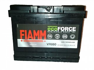 FIAMM AGM Fiamm AGM 12V 60Ah 680A VR 680