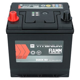 FIAMM Fiamm Black Titanium 12V 50Ah 420A D20X 50
