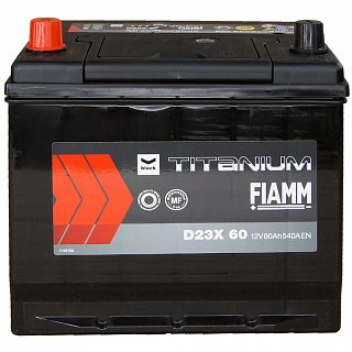 FIAMM Fiamm Black Titanium 12V 60Ah 540A D23X 60
