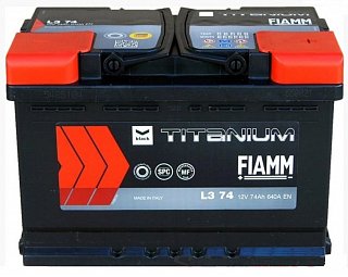 FIAMM Fiamm Black Titanium 12V 74Ah 640A L3 74