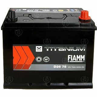 FIAMM Fiamm Black Titanium 12V 75Ah 640A D26 75