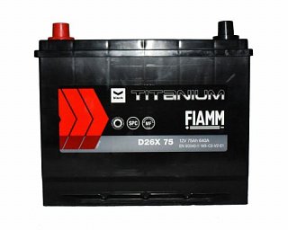 FIAMM Fiamm Black Titanium 12V 75Ah 640A D26X 75