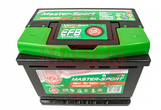 MASTER SPORT EFB Akumulátor Master Sport Start EFB 12V 62Ah 580A 790625800