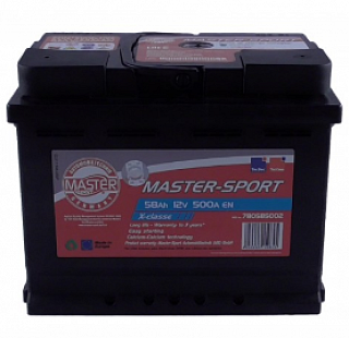MASTER-SPORT Master-Sport 12V 58Ah 500A 780585002