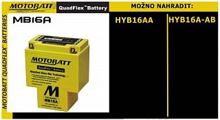 MotoBatt MOTOBATT 12V/ 17,5Ah (L) MB16A