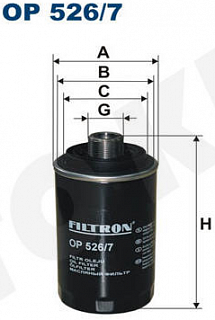 Olejový filter FILTRON OP 526/7