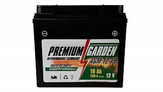 Premium Black Premium Garden AGM 12-19 12V 19Ah 250A