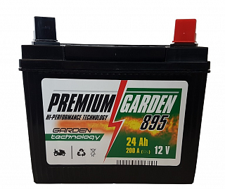 Premium Black Premium Garden AGM 12V 24Ah 200A