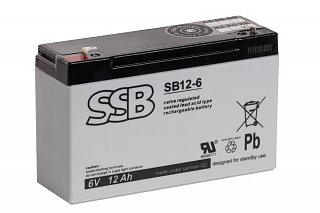 SSB SB12-6 6V 12Ah