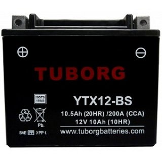 Tuborg Tuborg YTX12-BS 12V 10,5Ah 200A