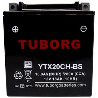 Tuborg Tuborg YTX20CH-BS 12V 18Ah 280A