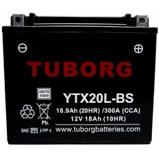 Tuborg Tuborg YTX20L-BS 12V 18,9Ah 300A