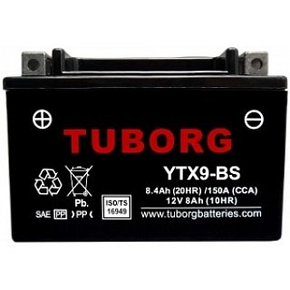 Tuborg Tuborg YTX9-BS 12V 8,4Ah 150A