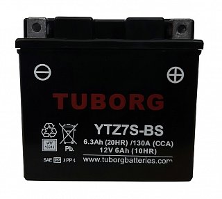 Tuborg TUBORG YTZ7S-BS 12V 6,3Ah 130A