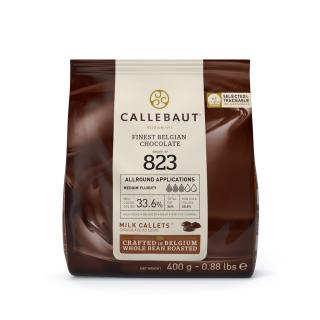 Callebaut mliečna čokoláda 33,6 % 400g