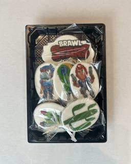 Cukrová dekorácia - Brawl stars