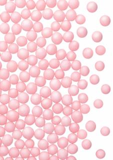 Cukrové guličky ružové 50g  (Art 097459)