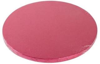 D. podnos tmavo ružový - Fuksia  priemer 25 cm hrubý  1,2 cm