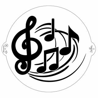 Decora -Stencil Musical Notes