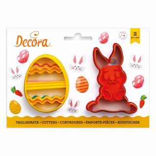 Decora vykrajovačky vajíčko a zajačik 2 ks
