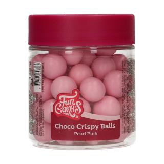 FunCakes Choco chrumkavé guličky – Pearl  Pink 130g