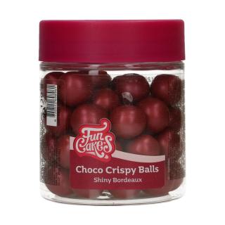 FunCakes Choco chrumkavé guličky – Shiny Bordeaux 130g