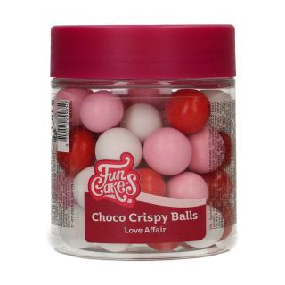FunCakes Čoko chrumkavé guličky – Love Affair 130 g
