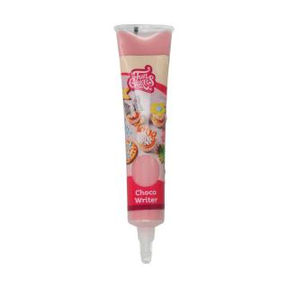 FunCakes čoko pero - pastelová ružová 25g