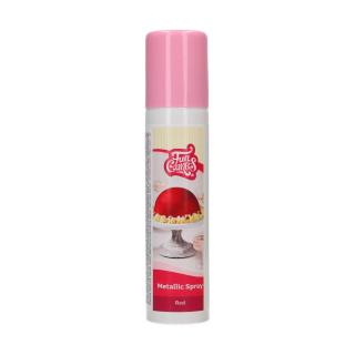 FunCakes Metalický sprej Red 100ml - ( červený)