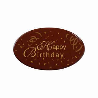 PCB Čokoládový dekor Happy birthday  1ks