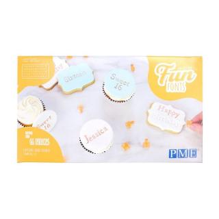 PME  Fun Fonts - pečiatková abeceda - FF57