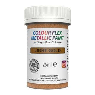 Sugarflair gelová farba Light gold 25 ml