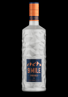 9 Mile Vodka, 37.5%, 1 L (čistá fľaša)