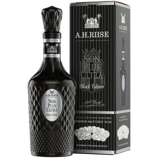 A.H. Riise Non Plus Ultra Black Edition, GIFT, 42%, 0.7 L (darčekové balenie)
