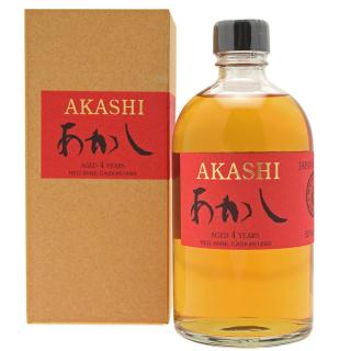 Akashi 4 Y.O. Red Wine Cask, GIFT, 50%, 0.5 L (darčekové balenie)