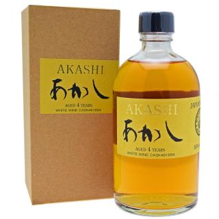 Akashi 4 Y.O. White Wine Cask, GIFT, 50%, 0.5 L (darčekové balenie)